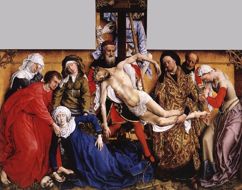 Rogier van der Weyden Deposition Sweden oil painting art